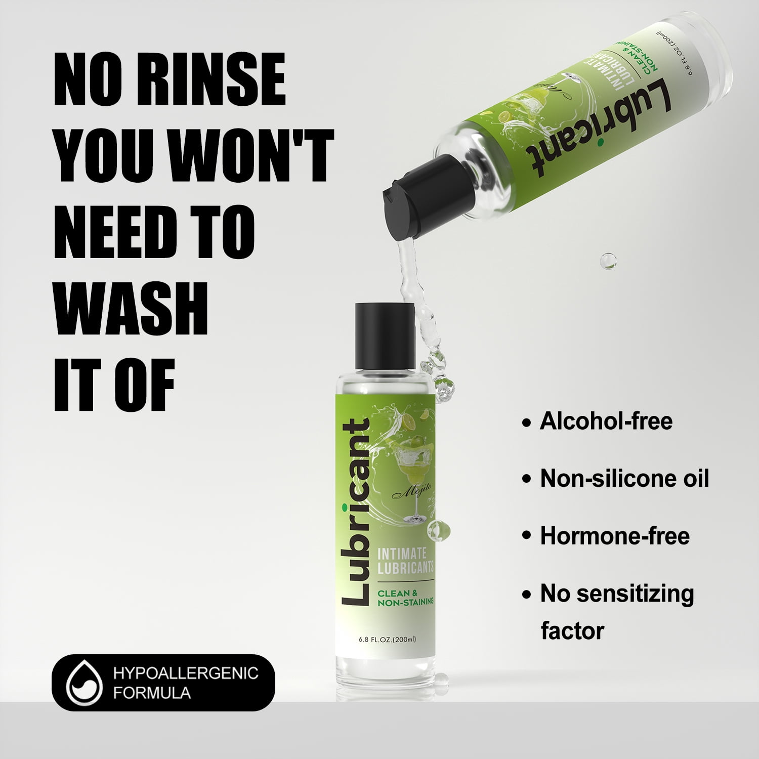 No Rinse Water-Based Personal Lubricant, No-Residue Ecuador | Ubuy
