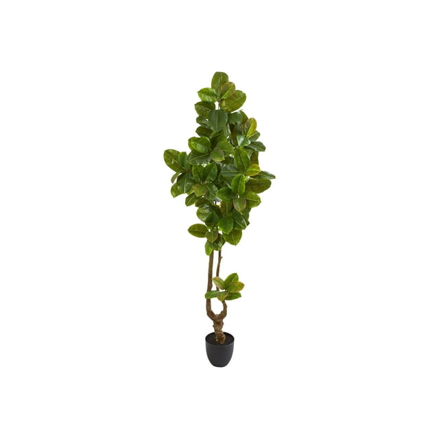 Nearly Natural Rubber Leaf - Artificial plant - 81.1 in