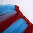 thumbnail image 6 of ZHOUCHANKIDS 4 Layers Tutu for Toddler Girls Kids Carnival Princess Puffy Tulle Dance Skirt Birthday Party Blue 3-8Years, 6 of 7