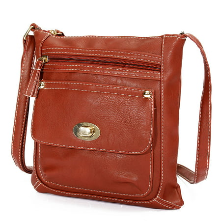 Fashion Shoulder Bag Handbag Crossbody Messenger PU Leather Small Zipper For