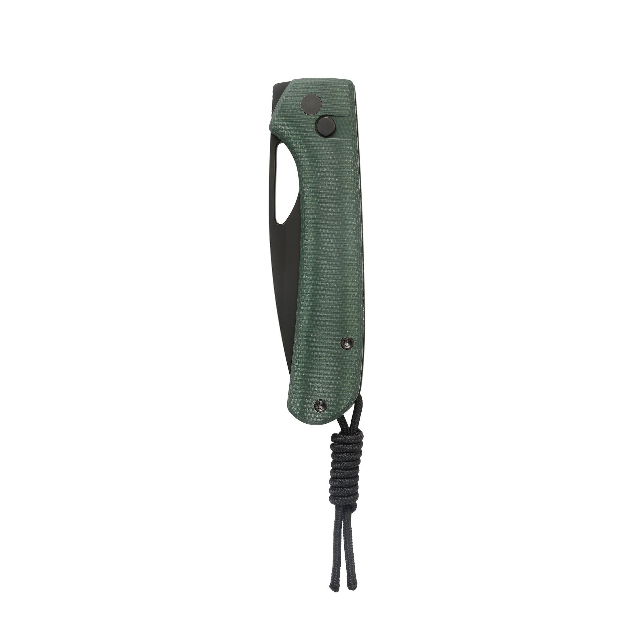 Swiss Tech  Folding Knife with 14C28N Steel Blade 4 Way Opening Micarta Handle, Dark Spruce