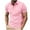 A0621-Pink, variant on POTETI Mens Polo Shirt Short Sleeve Casual Collared Shirts Patchwork Vintage Solid Loose Tops