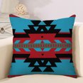 thumbnail image 2 of Panxico Housse de Coussin en Lin, Housse de Coussin Géométrique Simple pour Canapé, 2 of 4