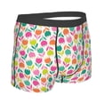 thumbnail image 2 of KLL Tulips Flowers Men's Cotton Boxer Briefs Underwear-Small, 2 of 8