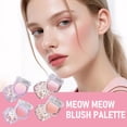 thumbnail image 2 of ROZO Powder Blusher Disc Bi Color Gradual Change Blush Facial Expanding Purple Powder Color, 2 of 8