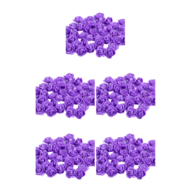 mmirethe 500pieces DIY Bag Reliable Companion For All Crafting And DIY Ventures purple 5Set