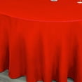 thumbnail image 5 of Balsa Circle 120" Round Satin Tablecloth Red, 5 of 8