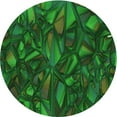 thumbnail image 1 of Ahgly Company Machine Washable Indoor Round Transitional Dark Forest Green Area Rugs, 6' Round, 1 of 7