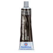 Permatex Black Silicone Adhesive Sealant 3 oz - 75150