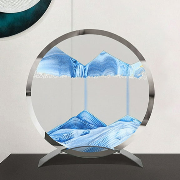 Moving Sand Art under $5! Kadlawus Sand Art Picture, Liquid Motion Sand Art, Desktop Sand Art, for Office, Home, Meditation, Stress Relief, Gift for Adults,kids, Decorative