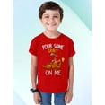 thumbnail image 2 of Turkey Pour Some Gravy On Me Funny Thanksgiving Youth T-shirt For Kids, XS, Red, 2 of 6