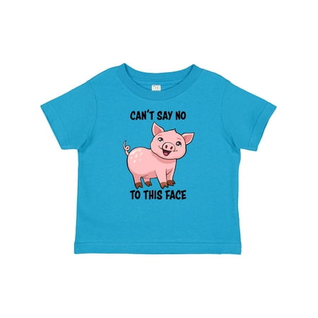 

Inktastic Cant Say No to This Face- Cute Pig Gift Baby Boy or Baby Girl T-Shirt