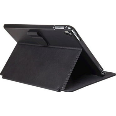 Saint Laurent Black Matte Leather Tiny Monogram Zip Tablet Holder 