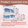 thumbnail image 2 of Watercolor Musical Notes Wall Stickers Piano Keys Wall Decals Wall Decor Peel and Stick Art Wall Decal for Bedroom Living Room Office Bathroom, 2 of 7