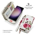 thumbnail image 4 of Ancove for iPhone 13 Pro Max Wallet Case with Card Holder & Strap,Shockproof RFID Blocking Magnetic PU Leather Zipper Detachable Wallet Case Cover for Women Girls ,White, 4 of 7
