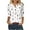White, variant on Wancir Button Down Shirts for Women 3/4 Sleeve Lightweight Summer Cardigan Casual V Neck Three Quarter Length Cute Tops