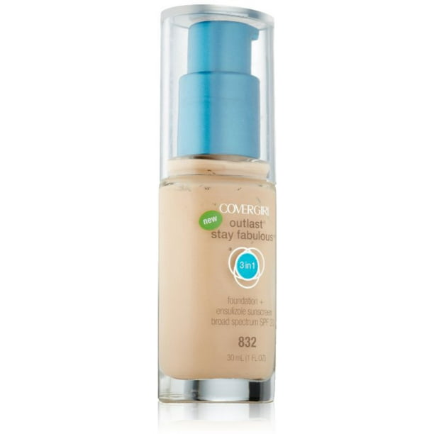 Covergirl Outlast Stay Fabulous 3-in-1 Foundation 832 Nude 