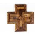 thumbnail image 5 of Wooden Square Cross Sequential Puzzle, 5 of 6