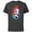 Charcoal, variant on Disney The Little Mermaid Ariel and Ursula - Short Sleeve Cotton T-Shirt for Adults - Customized-Black