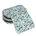 thumbnail image 4 of Sikiie Floral In Blue Print Flip Double-layer Pencil Case, All-purpose Stationery Bag for Study and Office, Zipper Design, Unisex, 4 of 7