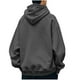 thumbnail image 4 of pstuiky camisetas de manga larga para hombre, Sudadera deportiva informal de color liso para hombre, con bolsillo y manga larga, con capucha y cierre a presión camisetas de hombre m, 4 of 9
