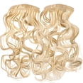 thumbnail image 1 of Miangastore Hairpiece Light Brown Wavy 6Pcs 19.7X7.9In, 1 of 9