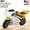 White & Yellow, variant on Floseru Dirt Bike Gas Power Motocros 49cc 4-Stroke Pocket Rocket Motorcycle, Mini Motorcycle, Gas Pocket Motorbike with Front Rear Disc Brakes, Racing Max Speed 25MPH, Dual Headlights