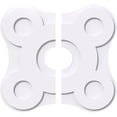 thumbnail image 7 of 36"OD x 3"ID x 12 1/2"C x 1"P Luna Architectural Grade PVC Contemporary Ceiling Medallion, Two Piece, 7 of 7