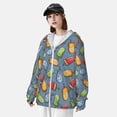 thumbnail image 5 of Xecao Fruit Ice Cream for Sun Shirt-A lightweight, hoodie-style long-sleeve UV protection garment designed for other outdoor activities., 5 of 9
