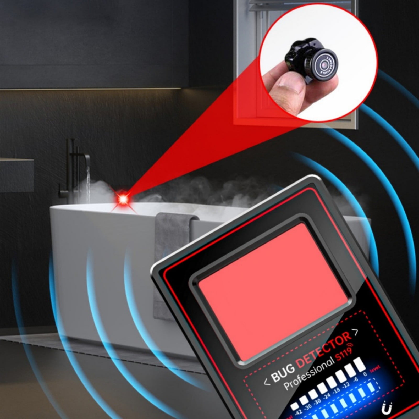 Xubinwww Portable Is Suitable For Indoor And Outdoor Use In Automobiles Hotels Tourism. Edge 3/8 Etape16 Digital Electronic Tape Measure Screen Cage Electronic Body Tape Measure Caster Gauge Turn