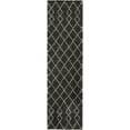 thumbnail image 2 of Nourison Geometric Shag Tribal Charcoal 2'2" x 7'6" Area Rug, (2x8), 2 of 8