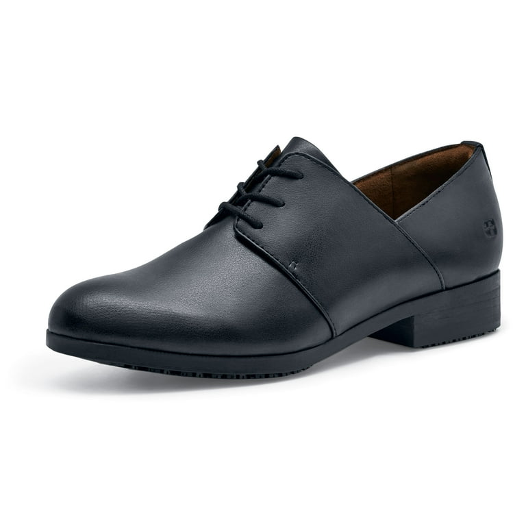 Shoes For Crews Madison III Women s Slip Resistant Work Shoes Water Resistant Black Walmart
