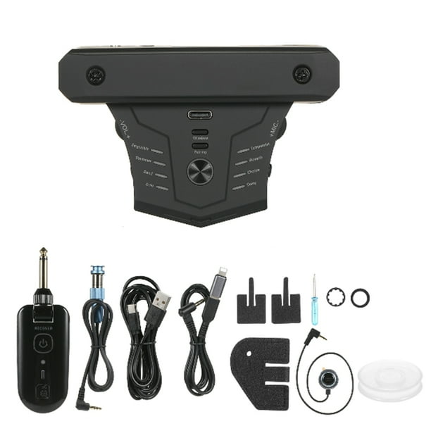 G0 Pro Preamplificador de Guitarra BT Preamp Pickup Acoustic Chorus Delay Efecto Reverb Soundhole Pickup con Receptor