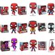 thumbnail image 2 of Funko-figura de SPIDER_MAN de MARVEL, traje integrado de Spiderman 334, modelo de colección de vinilo de PVC, regalo de juguete, 913, 392 Fivean unisex, 2 of 2