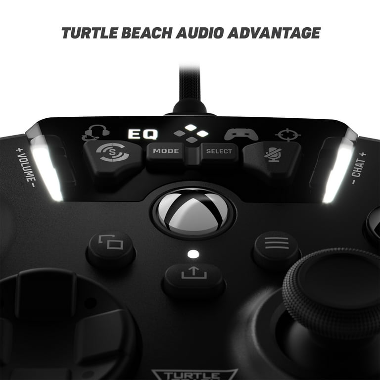 and Enhancements, One Remappable Superhuman Recon Gaming Black Turtle Xbox Series Wired Xbox Controller Featuring 10 & Beach Buttons, & Windows Hearing Audio PCs Xbox for Series X - S, Controller