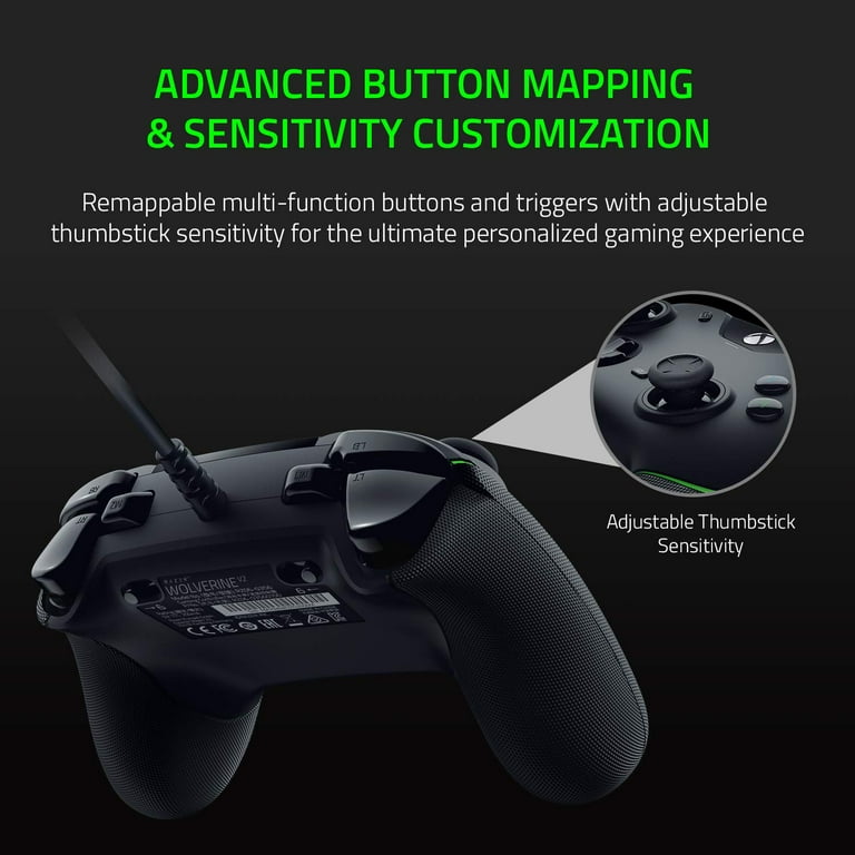 Razer Wolverine V2 Gaming Controller - Black, USB