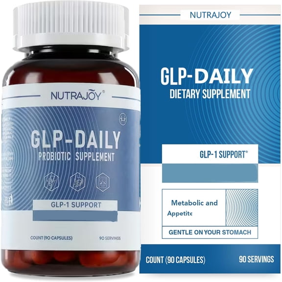 GLP-Daily 14-in-1 Probiotic & Herbal Support Supplement – Digestive & Energy Balance Formula, 90 Capsules