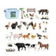 thumbnail image 4 of Figuras de animales de simulación, caja de almacenamiento de juguetes cognitivos para niños, figuras de animales incluidas, regalo de cumpleaños para, 4 of 8