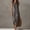 Gray, variant on Morttic Women's Elegant Contrast Strap Sleeveless Maxi Dress – Split Front Loose Tank Dress Beach Vacation Casual Outfit Gray,S