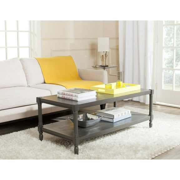 Safavieh Bela Solid Casual Coffee Table with Storage Shelf