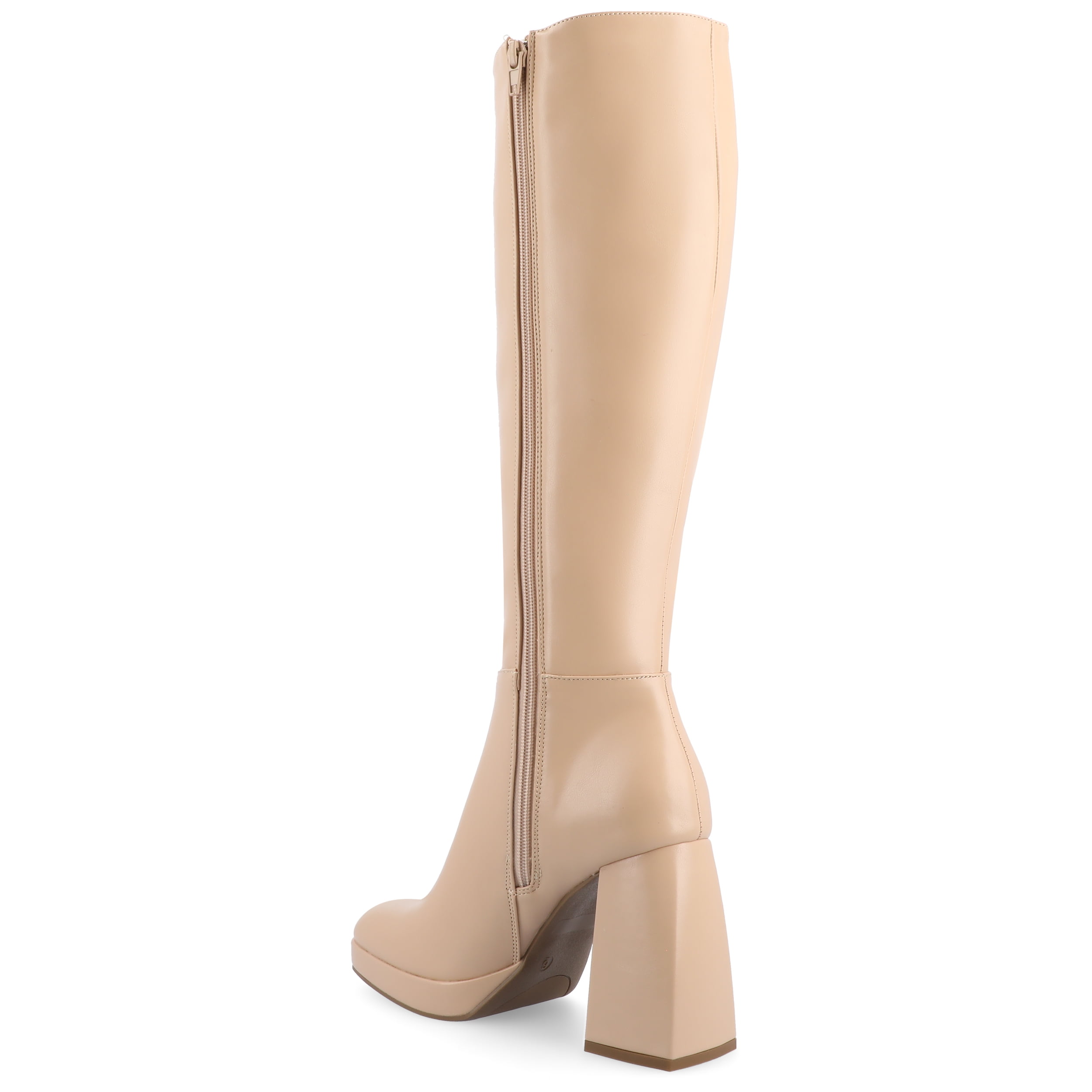 Journee Womens Mylah Platform Square Toe Boots