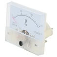 thumbnail image 4 of Voltímetro de CC de puntero, medidor de voltaje de panel, instrumento de medición 85C1 CC 0~30 V, 4 of 14