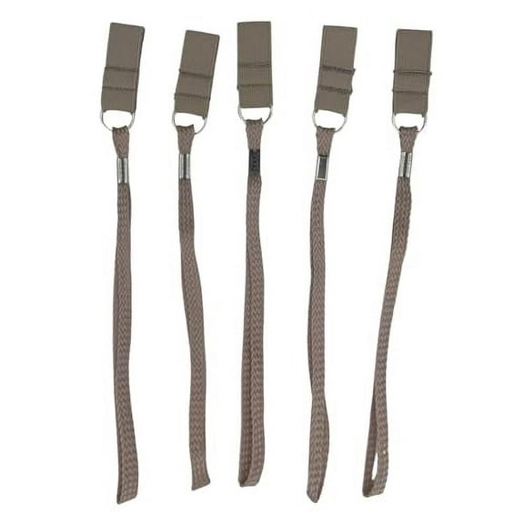 Comfort Axis Replacement Elastic Wrist Wraps for Walking Canes and Crutches, Gray (Pack of 5)