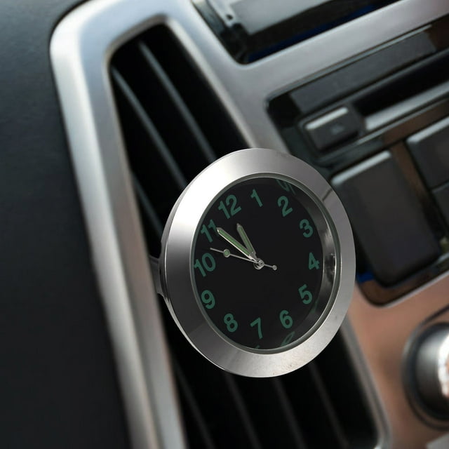 CHICHUMID Car Dash Clock Easy Installation Luminous Pointer Metal Perfect For Driving 1Set
