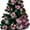 Rose GOld, variant on RECUTMS 10 Pack Glitter Artificial Poinsettia Flowers Christmas Wreath Christmas Tree Flowers Ornaments(6.7inch, Gold)