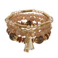 thumbnail image 1 of AMERTEER Stackable Bead Bracelets Ladies Mens Stretch Multilayer Bracelet Set Multicolor Jewelry Valentine‘s Day Gift, 1 of 4