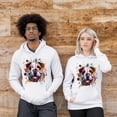 thumbnail image 4 of Bulldog Portrait Watercolor Vintage Retro Styles Hoodie Unisex Merch Hoodies Dog Lover Gifts Idea - 00001, 4 of 6