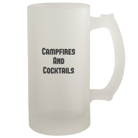 

Campfires And Cocktails - 16oz Frosted Beer Stein Frosted