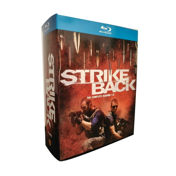 STRIKE BACK: The Complete Series, Seasons 1-8 (BLU-RAY, 15-disc, Box-set)