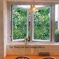 thumbnail image 3 of Window Privacy Film Stained Glass Window Film Decorative Window Sticker Privacy Film for Glass Door Heat Control UV Block Non-Adhesive Peel and Stick Rainbow Window Cling Reusable, 3 of 6